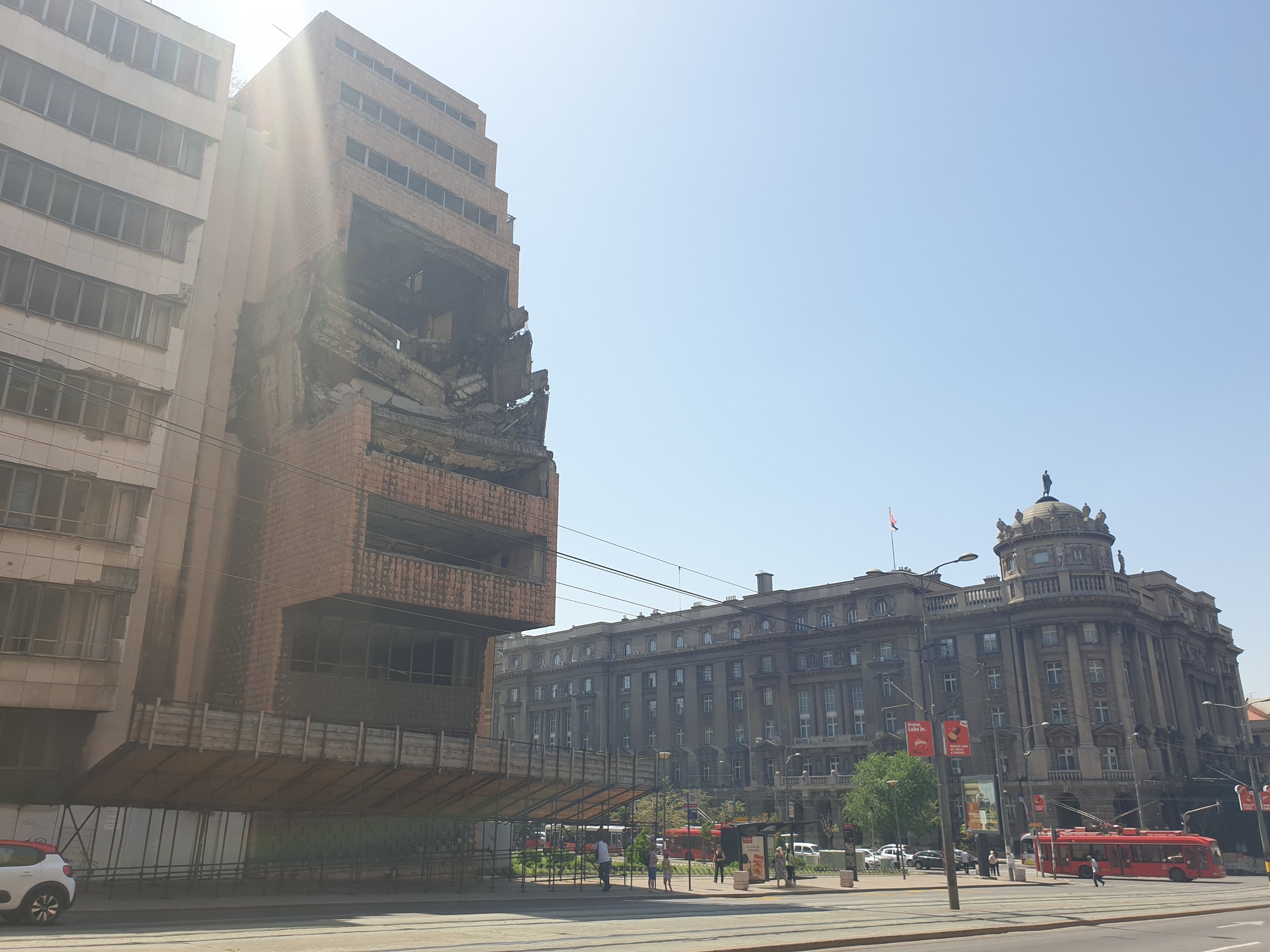 Bombed building - Belgrade