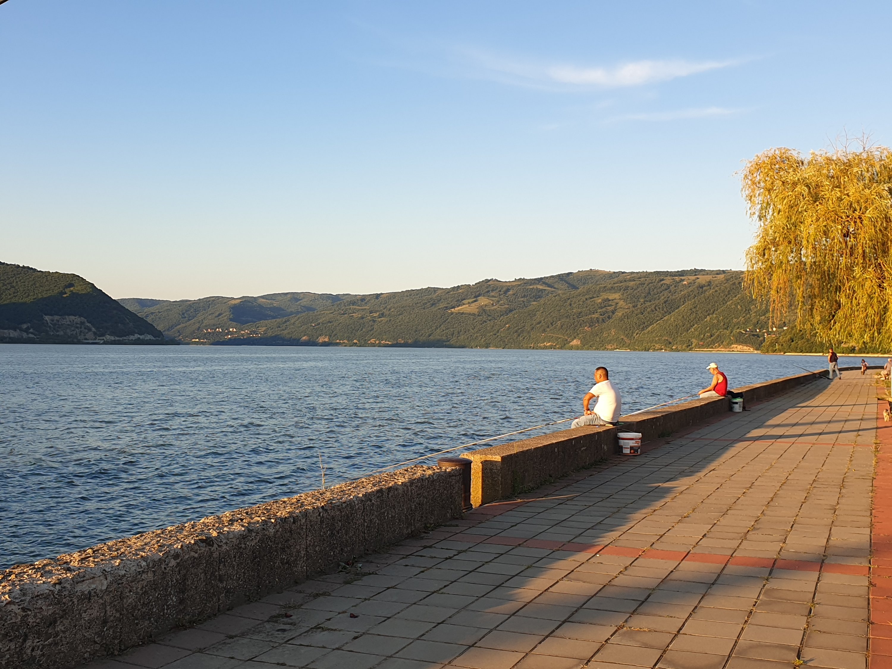 Sunset on Danube river - Donji Milanovac